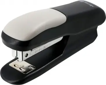 Степлер №24/6, 26/6, 20 листов, черный обложка книги