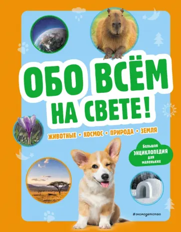 Обо всем на свете! Большая энциклопедия для маленьких обложка книги