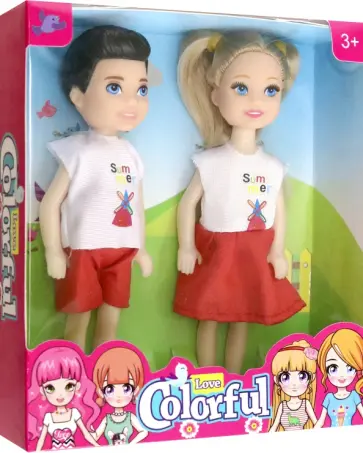 Набор кукол Мальчик и девочка обложка книги