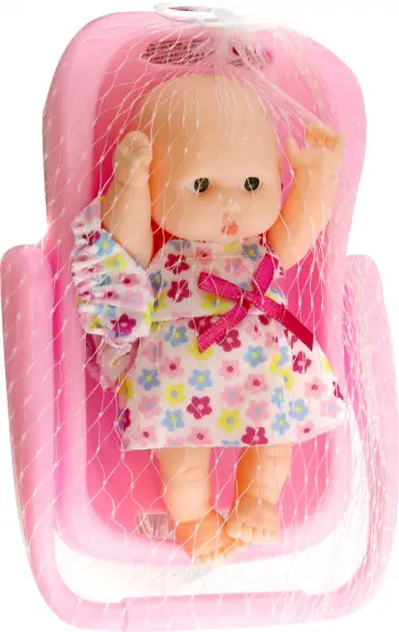 Пупс Мой малыш, в переноске, в платье обложка книги