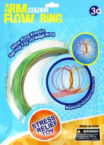 Игрушка-антистресс Кольцо Magic Ring, разноцветное обложка книги