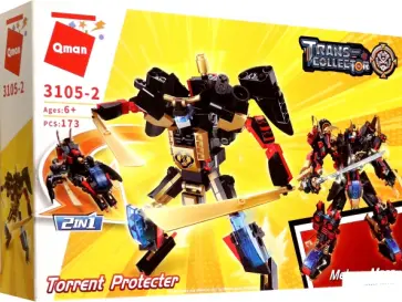 Конструктор Trans-collector. Робот-трансформер Защитник обложка книги