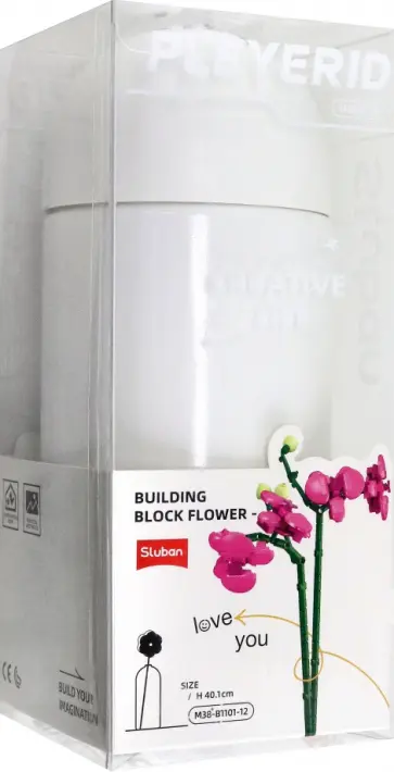 Конструктор Flower. Орхидеи в вазе обложка книги