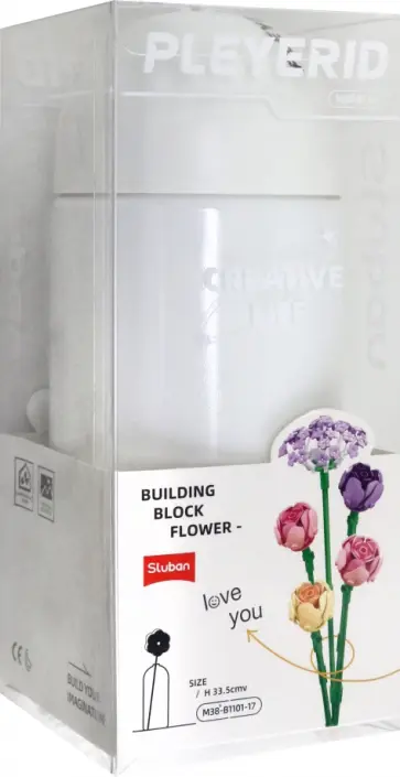 Конструктор Flower. Букет в вазе обложка книги