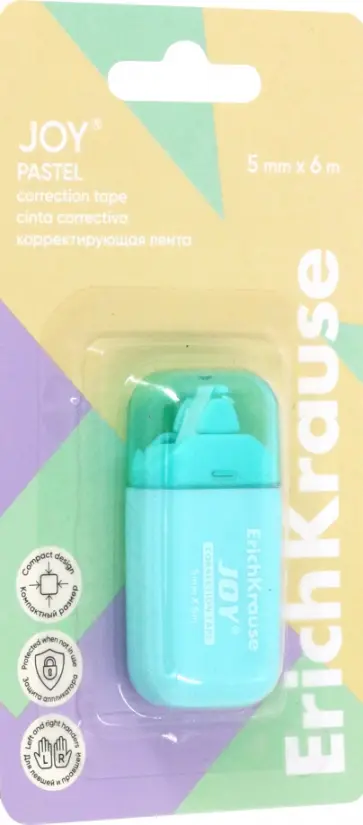 Корректирующая лента JOY. Pastel, а ассортименте обложка книги