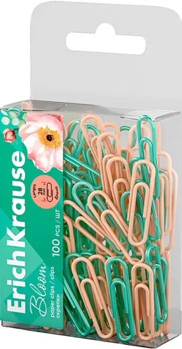 Скрепки металлические с виниловым покрытием Pastel Bloom, 28 мм, 100 штук, ассорти Скрепки металлические с виниловым покрытием Pastel Bloom, 28 мм, 100 штук, ассорти обложка книги