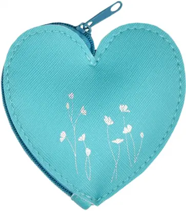 Кошелёк для банкнот и монет, голубой обложка книги