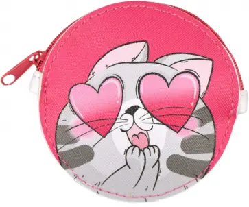 Кошелёк для банкнот и монет Котик обложка книги