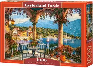 Puzzle-1000. Средиземноморская веранда обложка книги