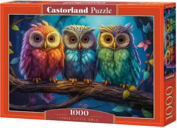 Puzzle-1000. Три совушки обложка книги