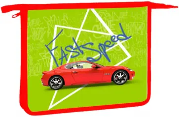 Папка для тетрадей А5, Fast speed, А5, на молнии Папка для тетрадей А5, Fast speed, А5, на молнии обложка книги
