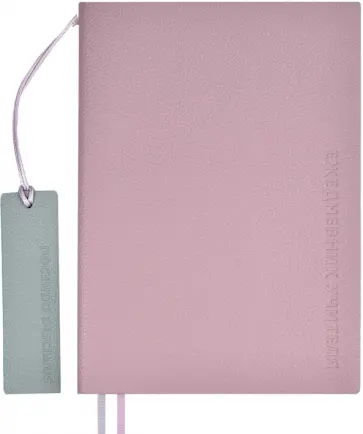 Ежедневник учителя недатированный Шеврет сиреневый, 160 листов, А5+ обложка книги