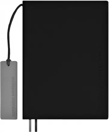 Ежедневник учителя недатированный Шеврет черный, 160 листов, А5+ обложка книги