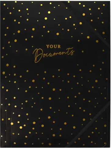 Папка для документов картонная Звездное небо, А4+ обложка книги