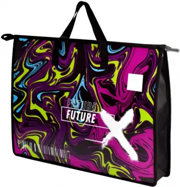 Папка для чертежей и рисунков пластиковая Кислотный стиль, А3 обложка книги