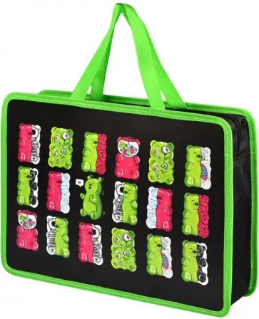 Папка для школьных тетрадей пластиковая Желейные мишки, А4 обложка книги