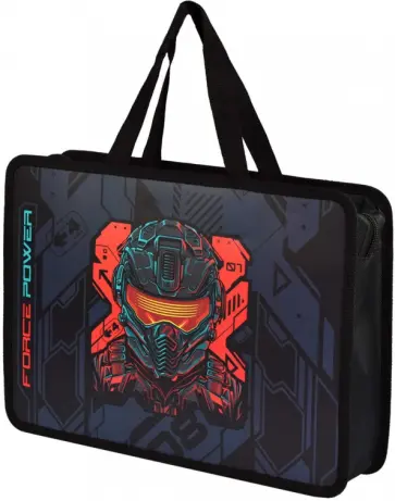 Папка для школьных тетрадей пластиковая Кибер, А4 обложка книги