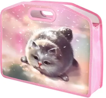 Папка для школьных тетрадей пластиковая Кот, А4 обложка книги