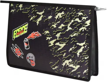 Папка для школьных тетрадей пластиковая Камуфляж, А4 обложка книги