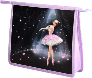 Папка для школьных тетрадей пластиковая Балерина, А5 обложка книги