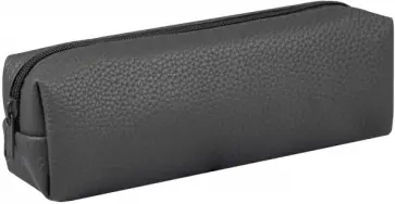 Пенал школьный, серый обложка книги