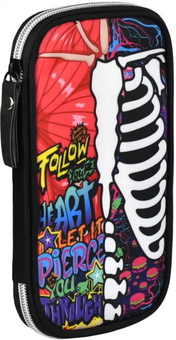 Пенал школьный Скелетон стрит обложка книги