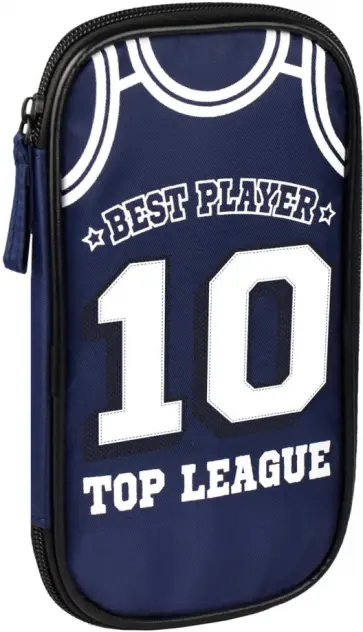 Пенал школьный Игрок, синий обложка книги