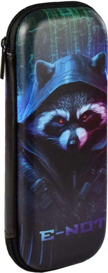 Пенал школьный Киберживотные обложка книги