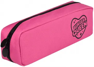 Пенал школьный Розовое сердце обложка книги