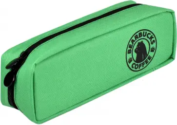 Пенал школьный, зеленый обложка книги