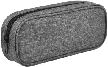 Пенал школьный, серый обложка книги