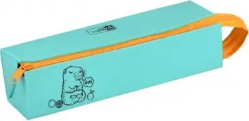 Пенал школьный Капибара, силиконовый обложка книги