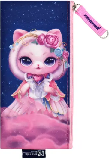 Пенал школьный Кошка-принцесса обложка книги