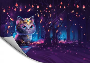 Плёнка цветная для уроков труда Волшебный кот обложка книги