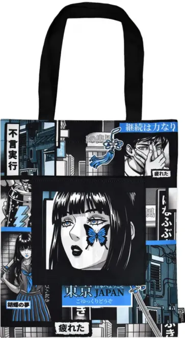 Сумка-шоппер Герои аниме обложка книги