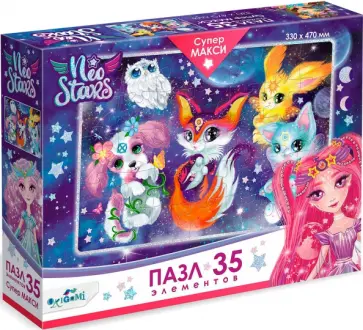 Neo Stars. Пазл-35 Пушистые друзья Neo Stars. Пазл-35 Пушистые друзья обложка книги
