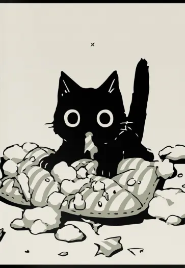 Тетрадь Naughty Cat, A4, 80 листов, клетка, в ассортименте Тетрадь Naughty Cat, A4, 80 листов, клетка, в ассортименте обложка книги