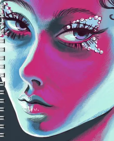 Тетрадь Эйфория, 96 листов, клетка, в ассортименте обложка книги