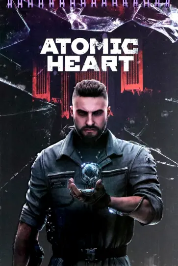 Творческий блокнот cо стикерами Atomic Heart. Майор Нечаев, А5 обложка книги