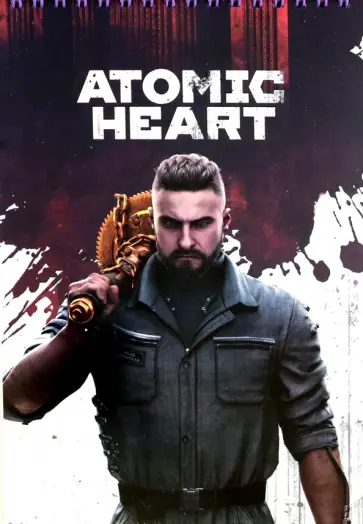Творческий блокнот cо стикерами Atomic Heart. Нечаев, А5 обложка книги