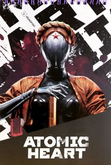 Творческий блокнот cо стикерами Atomic Heart. Близняшка, А5 обложка книги