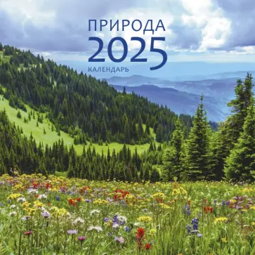 Календарь на 2025 год Природа Календарь на 2025 год Природа обложка книги
