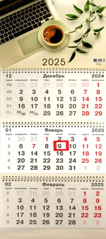 Календарь на 2025 год трехблочный Фриланс Календарь на 2025 год трехблочный Фриланс обложка книги