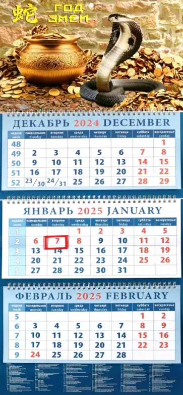 Календарь квартальный на 2025 год Год змеи Календарь квартальный на 2025 год Год змеи обложка книги