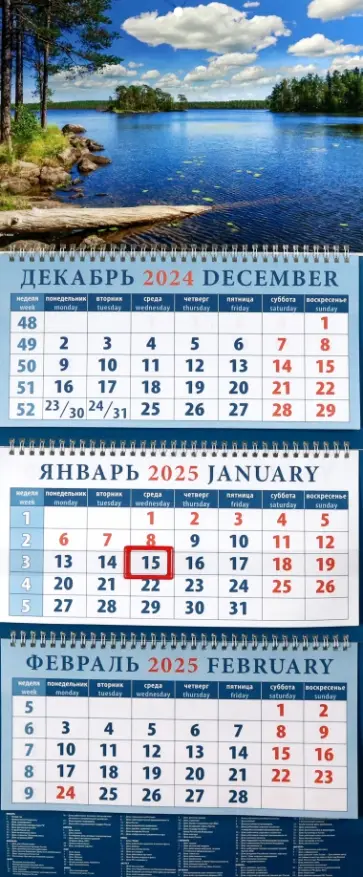 Календарь квартальный на 2025 год Родные просторы Календарь квартальный на 2025 год Родные просторы обложка книги