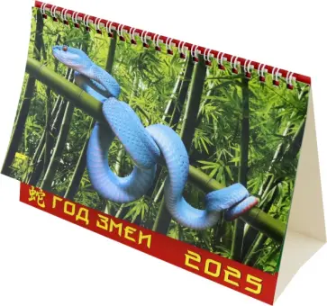 Календарь настольный на 2025 год Год змеи обложка книги