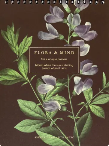 Блокнот Flora. Баптизия, А5, 80 листов, клетка Блокнот Flora. Баптизия, А5, 80 листов, клетка обложка книги