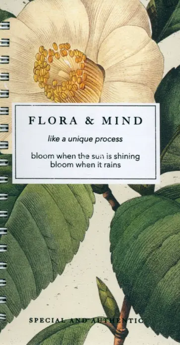 Блокнот Flora, 100 листов, клетка, камелия Блокнот Flora, 100 листов, клетка, камелия обложка книги