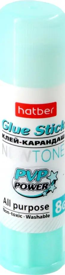 Клей-карандаш NEWtone, 8 гр, в ассортименте обложка книги