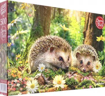 Puzzle-500 Ёжики обложка книги